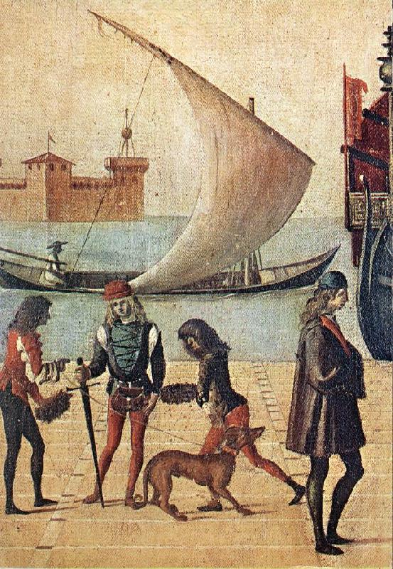 CARPACCIO, Vittore Arrival of the English Ambassadors (detail) f China oil painting art